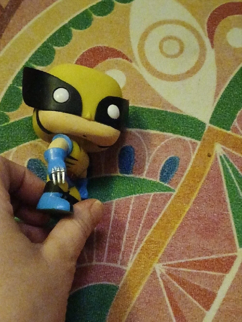 Wolverine Yellow & Blue Pop! Style Vinyl Figure - Collectible Toy